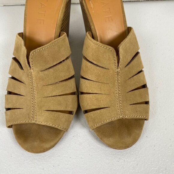 1. State Nallay Shoes Women’s 7.5M Sandal High Heel Leather ankle strap open toe - Picture 6 of 11